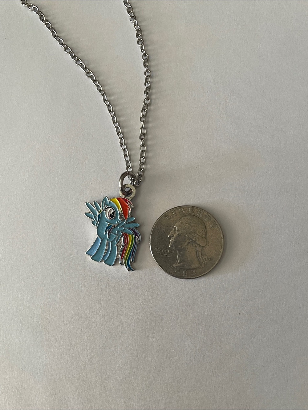 Rainbow Dash Necklace My Little Pony 18” in - Picture 5 of 6